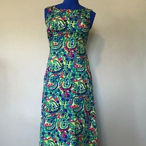 Vibrant VINTAGE Modest Dress